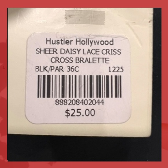 New SPREE INTIMATES BRA size 36C, pink with black lace. - Picture 7 of 7